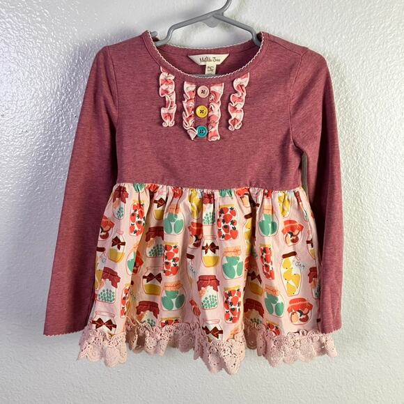 Matilda Jane Oh Sugar Tunic Big Ruffle Size 4 Set Jar Wonderment Autumn Fall - Picture 2 of 8